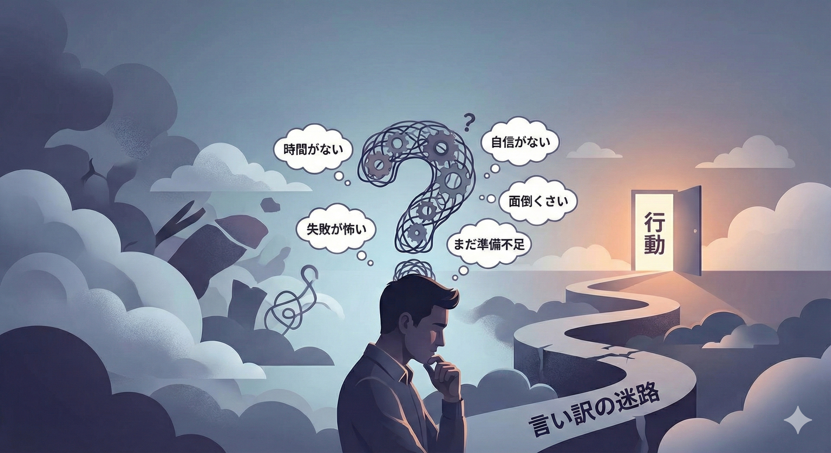 やる前に言い訳してしまう理由